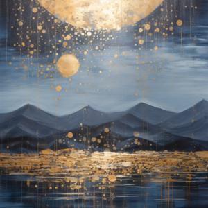 Eclipse of Gold Wall Art