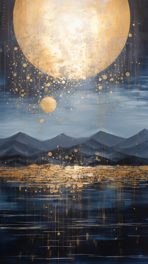 Eclipse of Gold Wall Art